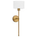 Myhouse Lighting Quorum - 5058-1-47 - One Light Wall Mount - Rayburn - Brushed Brass