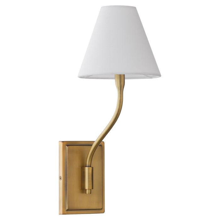 Myhouse Lighting Quorum - 5216-1-47 - One Light Wall Mount - Sophia - Brushed Brass