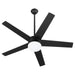 Myhouse Lighting Quorum - 65525-59 - 52" LED Fan - Sedgwick - Matte Black