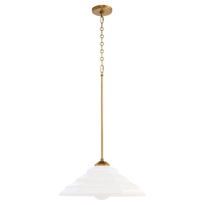 Myhouse Lighting Quorum - 8107-20-47 - Pendant - Rainier - Brushed Brass