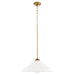Myhouse Lighting Quorum - 8107-20-47 - Pendant - Rainier - Brushed Brass