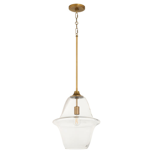Myhouse Lighting Quorum - 836-14-47 - Pendant - Stewart - Brushed Brass