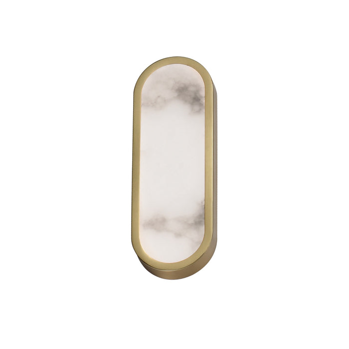 Myhouse Lighting Maxim - 18231WANAB - LED Wall Sconce - Plinth - Natural Aged Brass