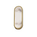 Myhouse Lighting Maxim - 18231WANAB - LED Wall Sconce - Plinth - Natural Aged Brass