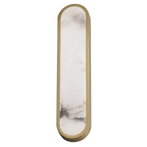 Myhouse Lighting Maxim - 18232WANAB - LED Wall Sconce - Plinth - Natural Aged Brass