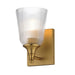 Myhouse Lighting Maxim - 21541CRNAB - One Light Bath Vanity - Julip - Natural Aged Brass