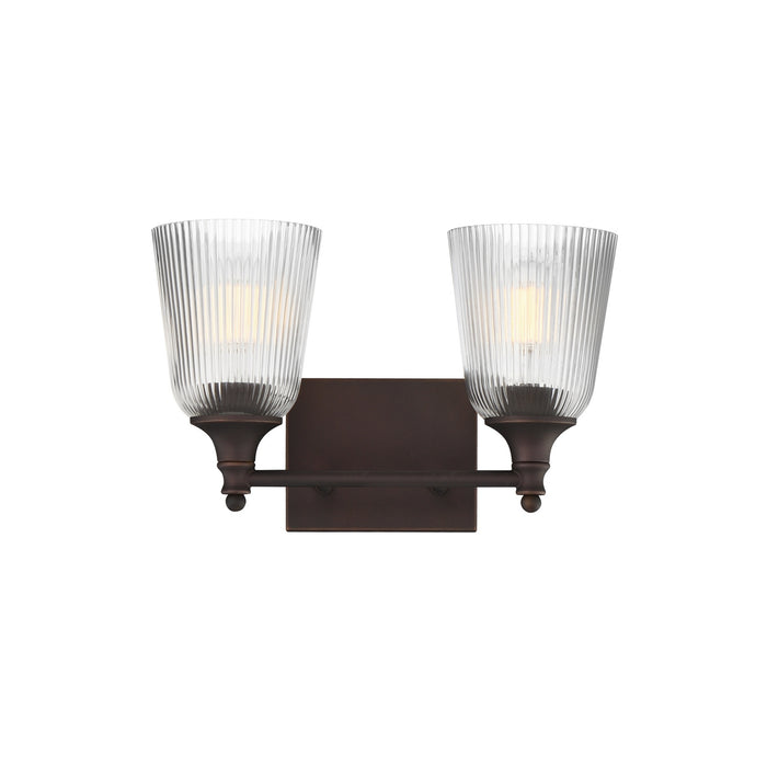 Myhouse Lighting Maxim - 21542CRDBZ - Two Light Bath Vanity - Julip - Dark Bronze