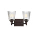Myhouse Lighting Maxim - 21542CRDBZ - Two Light Bath Vanity - Julip - Dark Bronze