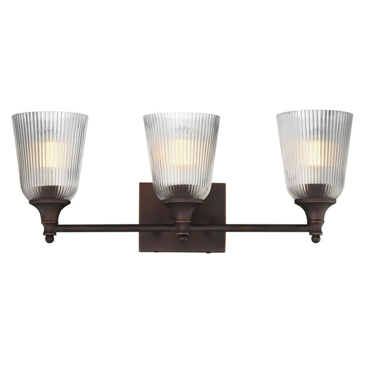 Myhouse Lighting Maxim - 21543CRDBZ - Three Light Bath Vanity - Julip - Dark Bronze