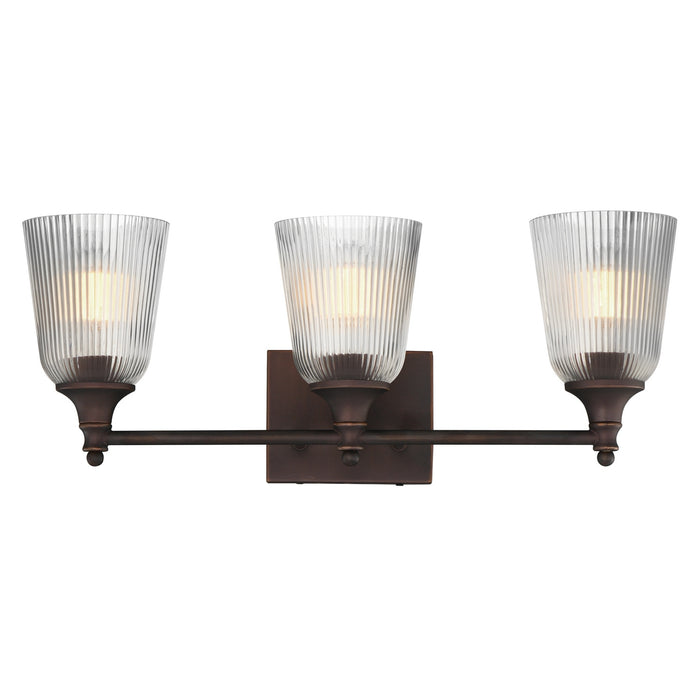 Myhouse Lighting Maxim - 21543CRDBZ - Three Light Bath Vanity - Julip - Dark Bronze