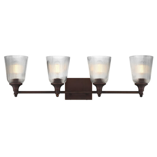 Myhouse Lighting Maxim - 21544CRDBZ - Four Light Bath Vanity - Julip - Dark Bronze
