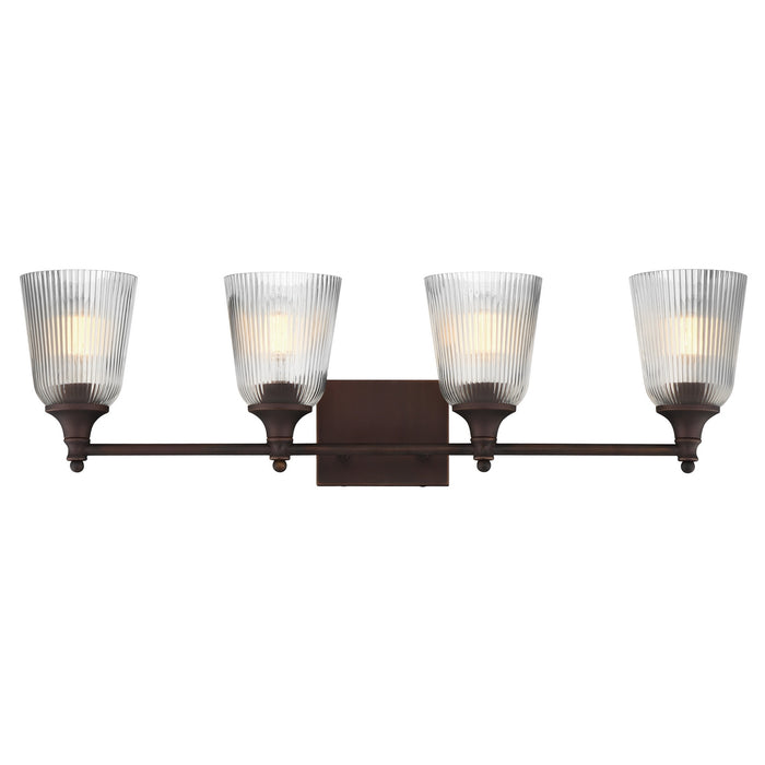 Myhouse Lighting Maxim - 21544CRDBZ - Four Light Bath Vanity - Julip - Dark Bronze