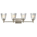 Myhouse Lighting Maxim - 21544CRSN - Four Light Bath Vanity - Julip - Satin Nickel