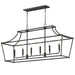 Myhouse Lighting Maxim - 25317BK - Six Light Linear Pendant - Clifton - Black