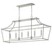 Myhouse Lighting Maxim - 25317SN - Six Light Linear Pendant - Clifton - Satin Nickel