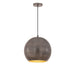 Myhouse Lighting Maxim - 29131PE - One Light Pendant - Aurelia - Pewter