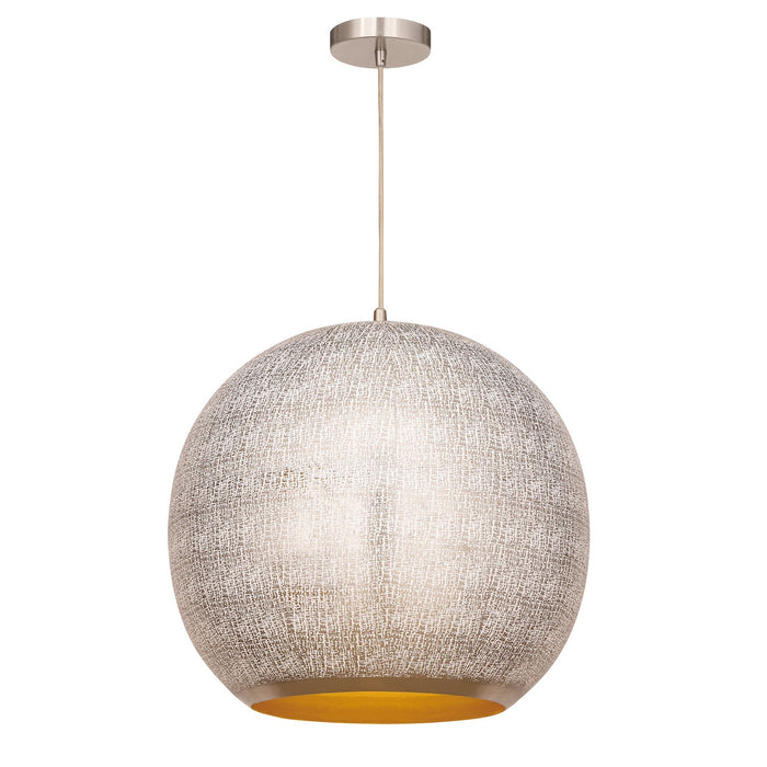 Myhouse Lighting Maxim - 29133ARW - One Light Pendant - Aurelia - Arctic White