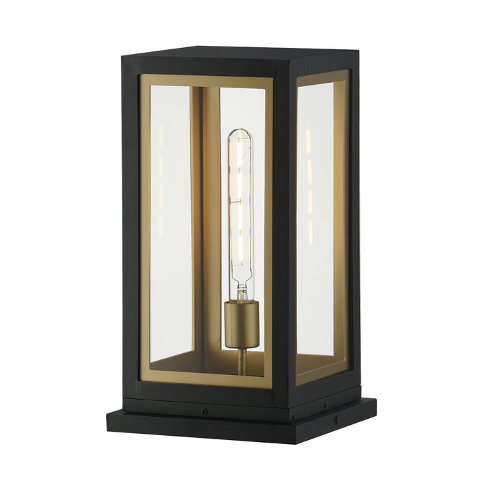 Myhouse Lighting Maxim - 30057CLBKGLD - One Light Deck Lantern - Neoclass - Black / Gold