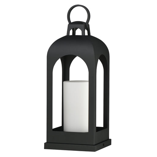 Myhouse Lighting Maxim - 30899SWBK - One Light Deck Lantern - Marrakech - Black