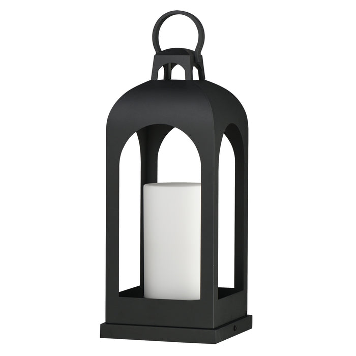 Myhouse Lighting Maxim - 30899SWBK - One Light Deck Lantern - Marrakech - Black