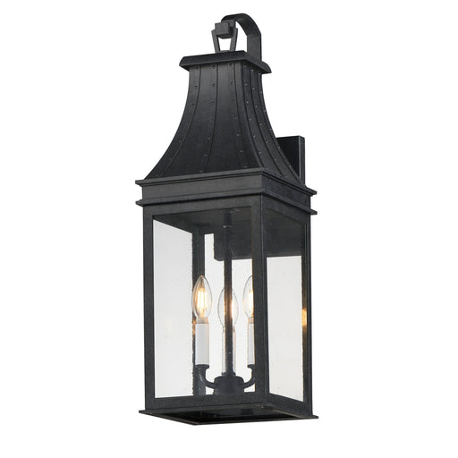 Myhouse Lighting Maxim - 40984TCBKP - Three Light Outdoor Wall Sconce - Bramwell VX - Black Patina