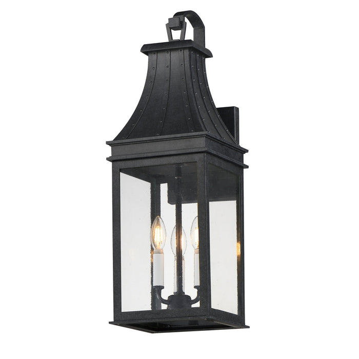 Myhouse Lighting Maxim - 40984TCBKP - Three Light Outdoor Wall Sconce - Bramwell VX - Black Patina