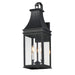 Myhouse Lighting Maxim - 40984TCBKP - Three Light Outdoor Wall Sconce - Bramwell VX - Black Patina