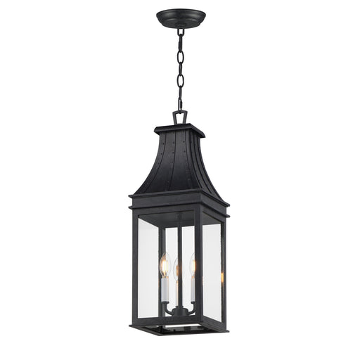 Myhouse Lighting Maxim - 40987TCBKP - Three Light Outdoor Pendant - Bramwell VX - Black Patina