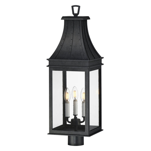 Myhouse Lighting Maxim - 40989TCBKP - Three Light Outdoor Post Mount - Bramwell VX - Black Patina