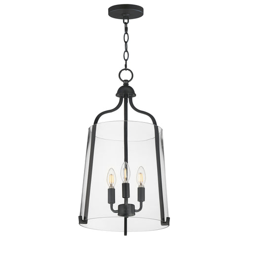 Myhouse Lighting Maxim - 5683CLBK - Three Light Foyer Pendant - Bellmore - Black