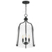 Myhouse Lighting Maxim - 5683CLBK - Three Light Foyer Pendant - Bellmore - Black