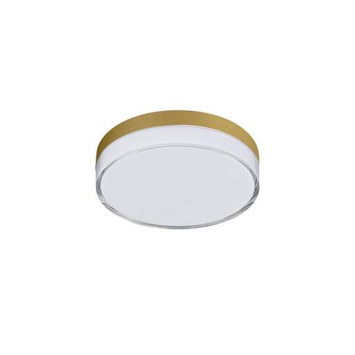 Myhouse Lighting Maxim - 59760CLFTNAB - LED Flush Mount - Edge - Natural Aged Brass