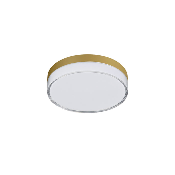 Myhouse Lighting Maxim - 59760CLFTNAB - LED Flush Mount - Edge - Natural Aged Brass