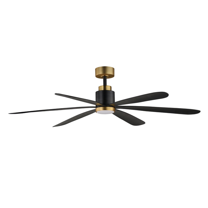 Myhouse Lighting Maxim - 88326BKGLD - 60" Ceiling Fan - Petals - Black / Gold