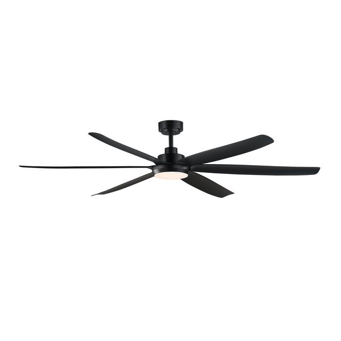 Myhouse Lighting Maxim - 88367WTBK - 72" Ceiling Fan - Albatross - Black