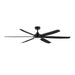 Myhouse Lighting Maxim - 88367WTBK - 72" Ceiling Fan - Albatross - Black