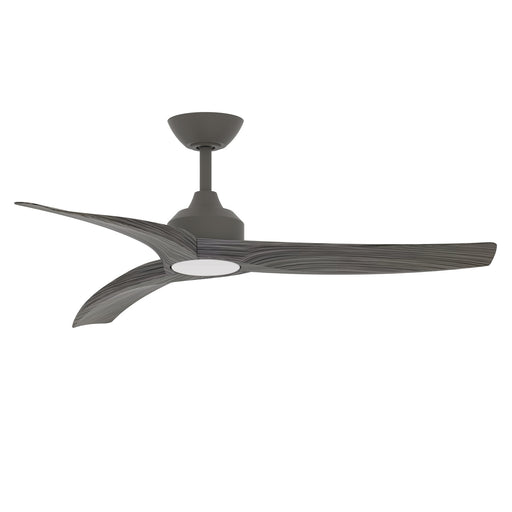 Myhouse Lighting Maxim - 88772WTCHLGWD - 52" Ceiling Fan - Drifter - Charcoal / Grey Wood
