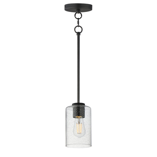 Myhouse Lighting Maxim - 90461CDBK - One Light Pendant - Livingston - Black