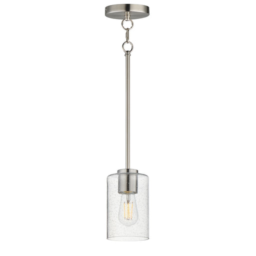 Myhouse Lighting Maxim - 90461CDSN - One Light Pendant - Livingston - Satin Nickel
