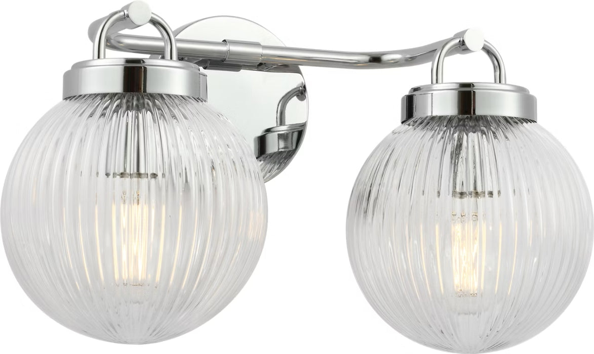 Myhouse Lighting Visual Comfort Studio - SCDJVN127CHRG - Two Light Vanity - Preston - Chrome