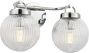 Myhouse Lighting Visual Comfort Studio - SCDJVN127CHRG - Two Light Vanity - Preston - Chrome