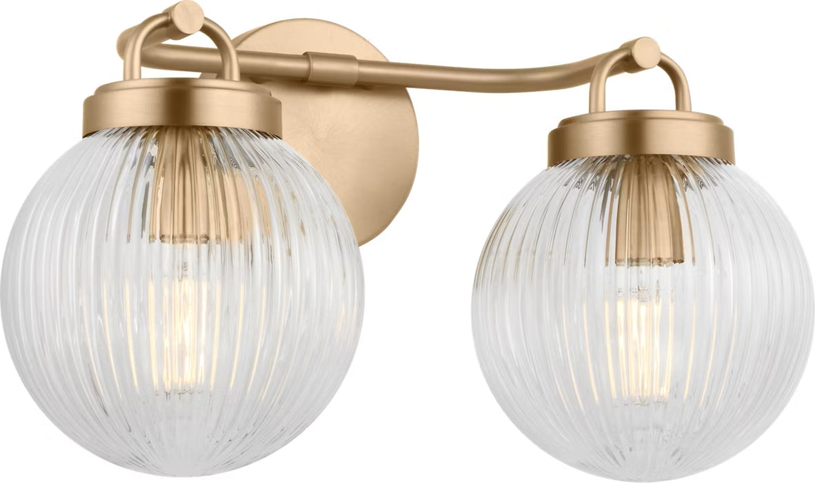 Myhouse Lighting Visual Comfort Studio - SCDJVN127SBRG - Two Light Vanity - Preston - Satin Brass