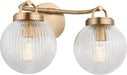 Myhouse Lighting Visual Comfort Studio - SCDJVN127SBRG - Two Light Vanity - Preston - Satin Brass