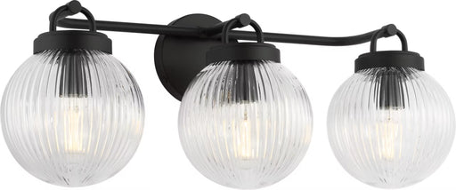 Myhouse Lighting Visual Comfort Studio - SCDJVN128MBKRG - Three Light Vanity - Preston - Midnight Black