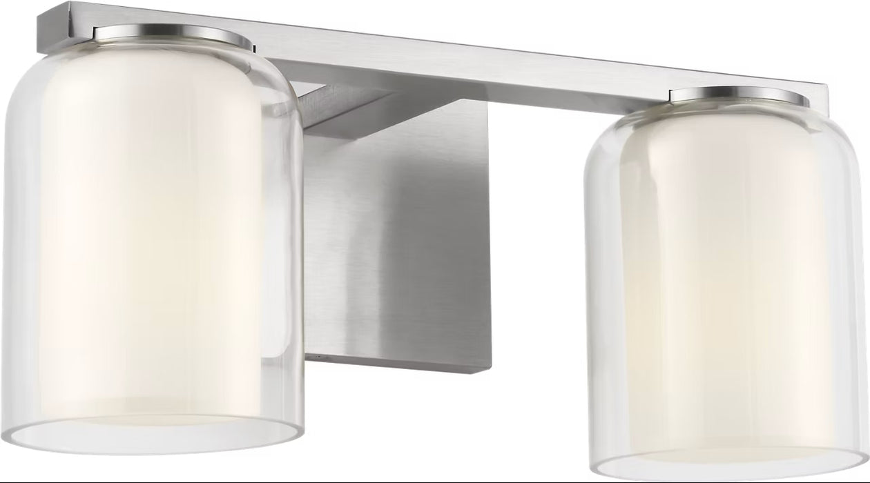 Myhouse Lighting Visual Comfort Studio - SCDJVN130BNCGMG - Two Light Vanity - Holden - Brushed Nickel