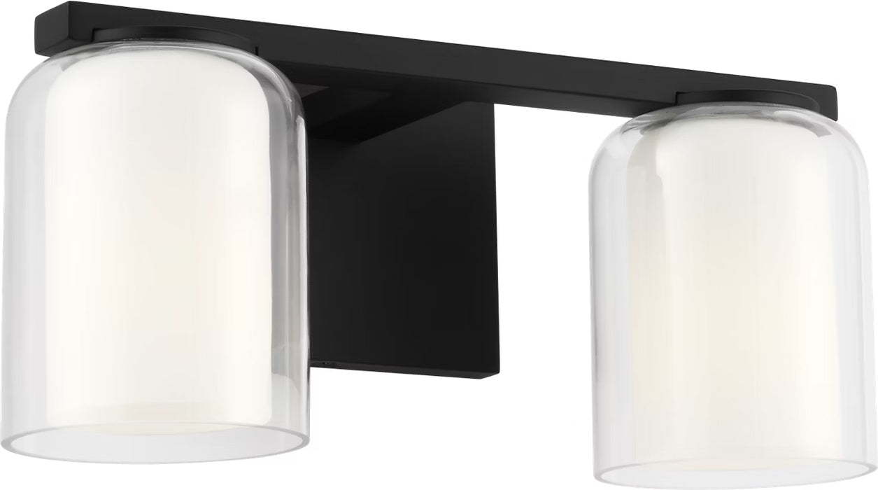Myhouse Lighting Visual Comfort Studio - SCDJVN130MBKCGMG - Two Light Vanity - Holden - Midnight Black