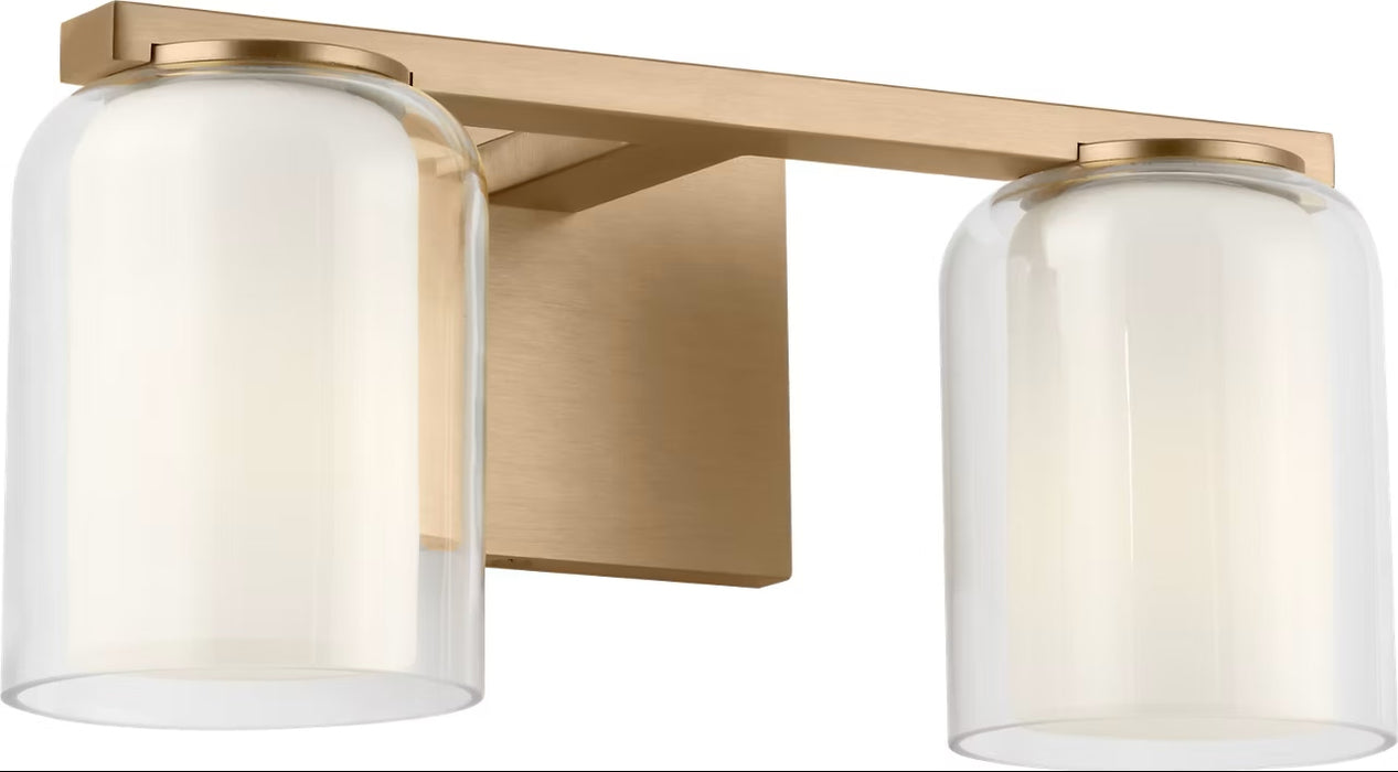 Myhouse Lighting Visual Comfort Studio - SCDJVN130SBCGMG - Two Light Vanity - Holden - Satin Brass