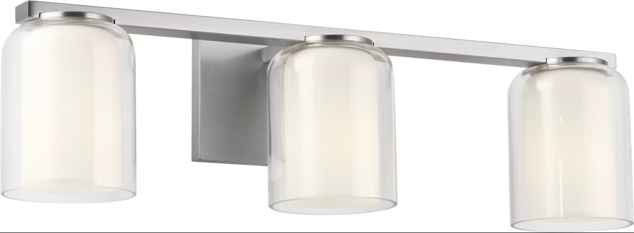 Myhouse Lighting Visual Comfort Studio - SCDJVN131BNCGMG - Three Light Vanity - Holden - Brushed Nickel
