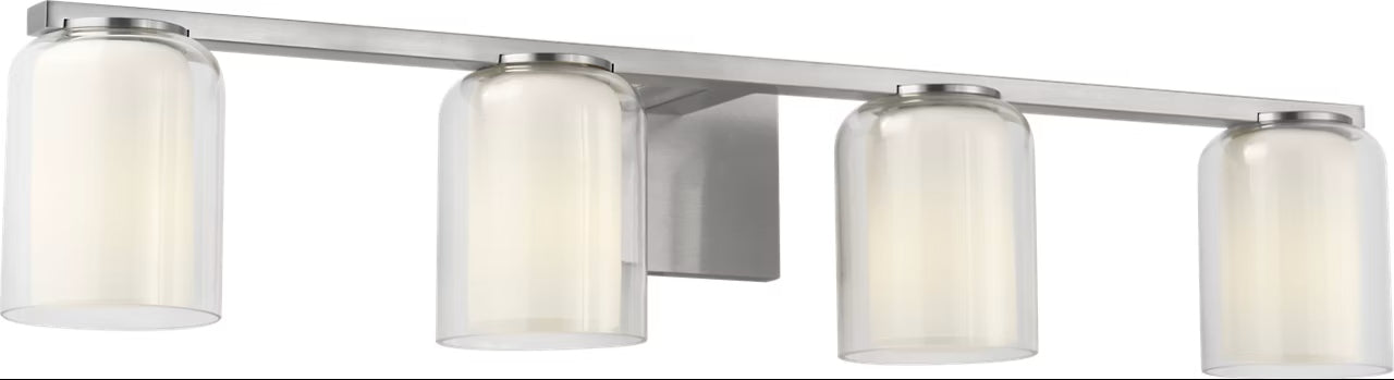 Myhouse Lighting Visual Comfort Studio - SCDJVN132BNCGMG - Four Light Vanity - Holden - Brushed Nickel