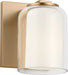 Myhouse Lighting Visual Comfort Studio - SCDJVN133SBCGMG - One Light Wall Sconce - Holden - Satin Brass